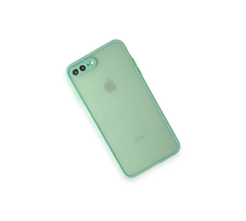 Apple iPhone 7 Plus Kılıf Montreal Silikon Kapak - Turkuaz