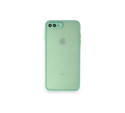 Apple iPhone 7 Plus Kılıf Montreal Silikon Kapak - Turkuaz