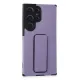 Samsung Galaxy S23 Ultra Kılıf Mega Standlı Silikon - Lila