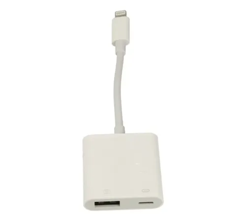 APR22 Iphone Otg 2in1 - Beyaz