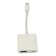 APR22 Iphone Otg 2in1 - Beyaz
