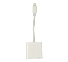 APR22 Iphone Otg 2in1 - Beyaz
