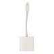 APR22 Iphone Otg 2in1 - Beyaz