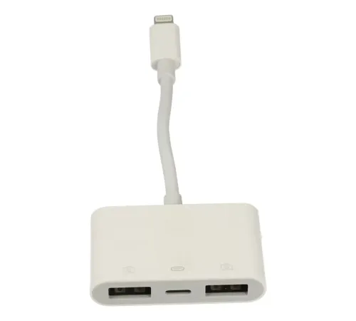 APR23 Iphone Otg 3in1 - Beyaz