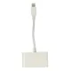 APR23 Iphone Otg 3in1 - Beyaz