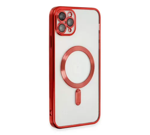 Apple iPhone 11 Pro Max Kılıf Kross Magneticsafe Kapak - Kırmızı