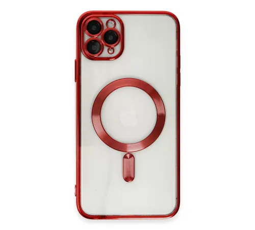 Apple iPhone 11 Pro Max Kılıf Kross Magneticsafe Kapak - Kırmızı