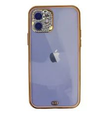 Apple iPhone 12 Kılıf Liva Taşlı Silikon - Pembe