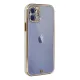 Apple iPhone 12 Kılıf Liva Taşlı Silikon - Beyaz