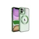 Apple iPhone 12 Kılıf Kross Magneticsafe Kapak - Koyu Yeşil