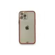 Apple iPhone 12 Pro Kılıf Liva Taşlı Silikon - Kırmızı