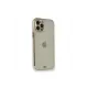 Apple iPhone 12 Pro Kılıf Liva Taşlı Silikon - Beyaz