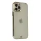 Apple iPhone 12 Pro Max Kılıf Liva Taşlı Silikon - Beyaz
