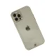 Apple iPhone 12 Pro Max Kılıf Liva Taşlı Silikon - Beyaz