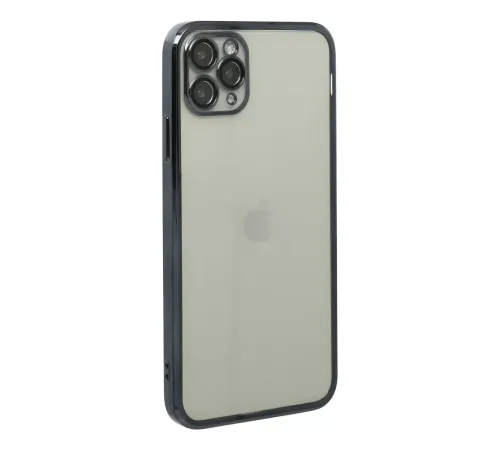 Apple iPhone 11 Pro Kılıf Lensli Silikon - Siyah