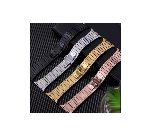 Apple Watch 42mm KR416 Huks Kordon - Siyah