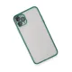 Apple iPhone 11 Pro Kılıf Lensli Silikon - Yeşil