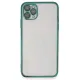 Apple iPhone 11 Pro Kılıf Lensli Silikon - Yeşil