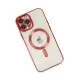 Apple iPhone 12 Pro Max Kılıf Kross Magneticsafe Kapak - Kırmızı