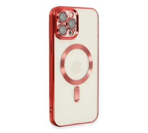 Apple iPhone 12 Pro Max Kılıf Kross Magneticsafe Kapak - Kırmızı