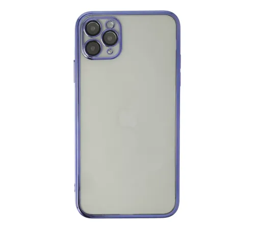 Apple iPhone 11 Pro Kılıf Lensli Silikon - Mor