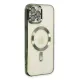 Apple iPhone 12 Pro Max Kılıf Kross Magneticsafe Kapak - Koyu Yeşil