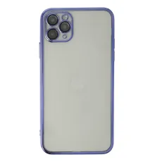 Apple iPhone 11 Pro Max Kılıf Lensli Silikon - Mor