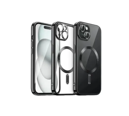 Apple iPhone 13 Kılıf Kross Magneticsafe Kapak - Siyah