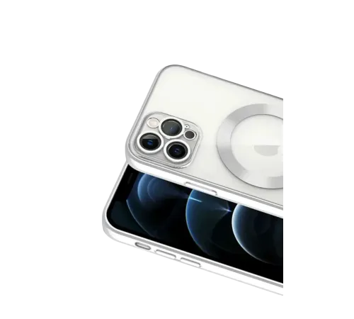 Apple iPhone 13 Pro Kılıf Kross Magneticsafe Kapak - Gümüş