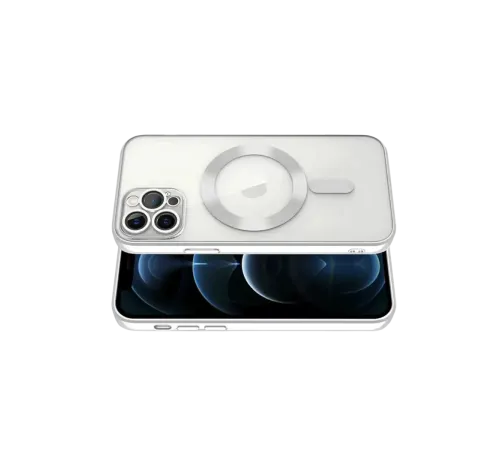 Apple iPhone 13 Pro Kılıf Kross Magneticsafe Kapak - Gümüş