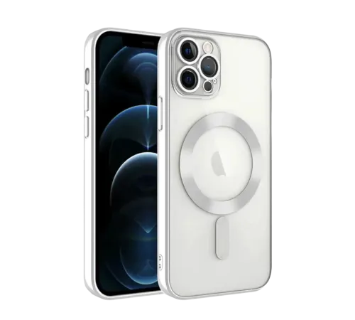Apple iPhone 13 Pro Kılıf Kross Magneticsafe Kapak - Gümüş
