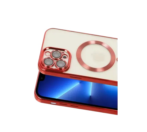 Apple iPhone 13 Pro Kılıf Kross Magneticsafe Kapak - Kırmızı