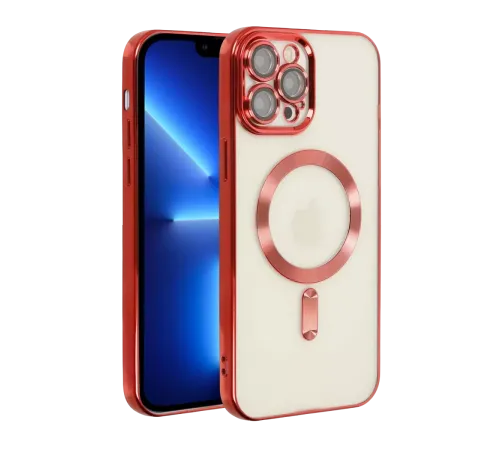 Apple iPhone 13 Pro Kılıf Kross Magneticsafe Kapak - Kırmızı