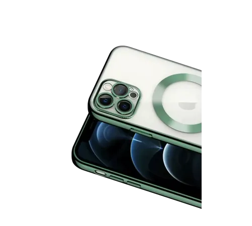 Apple iPhone 13 Pro Kılıf Kross Magneticsafe Kapak - Koyu Yeşil