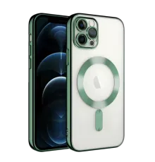 Apple iPhone 13 Pro Kılıf Kross Magneticsafe Kapak - Koyu Yeşil