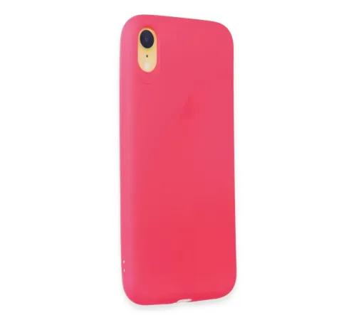 Apple iPhone XR Kılıf First Silikon - Pembe
