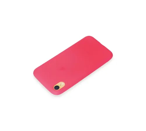 Apple iPhone XR Kılıf First Silikon - Pembe