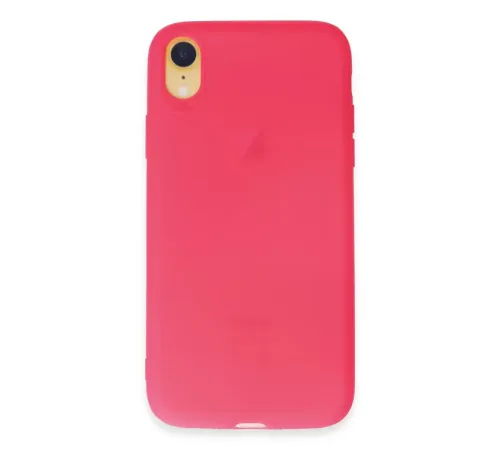 Apple iPhone XR Kılıf First Silikon - Pembe