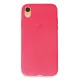 Apple iPhone XR Kılıf First Silikon - Pembe