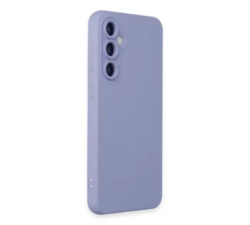 Samsung Galaxy S24 Kılıf Nano içi Kadife Silikon - Lila