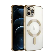 Apple iPhone 13 Pro Kılıf Kross Magneticsafe Kapak - Gold