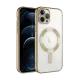 Apple iPhone 13 Pro Kılıf Kross Magneticsafe Kapak - Gold
