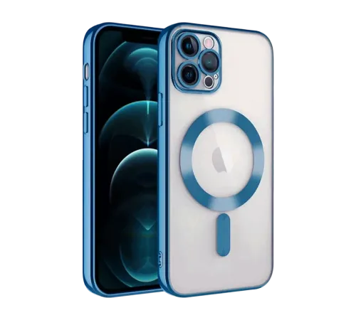 Apple iPhone 13 Pro Kılıf Kross Magneticsafe Kapak - Sierra Blue