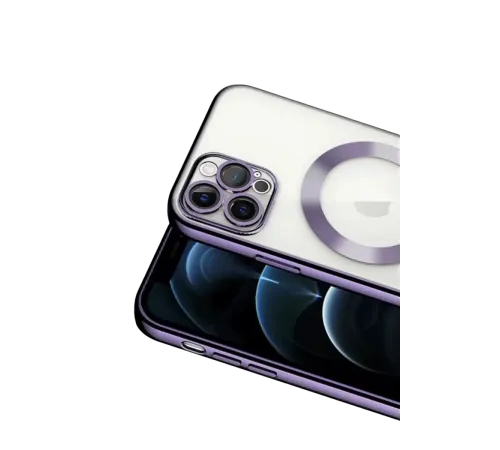 Apple iPhone 13 Pro Kılıf Kross Magneticsafe Kapak - Mor