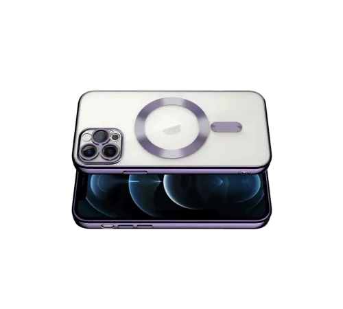 Apple iPhone 13 Pro Kılıf Kross Magneticsafe Kapak - Mor