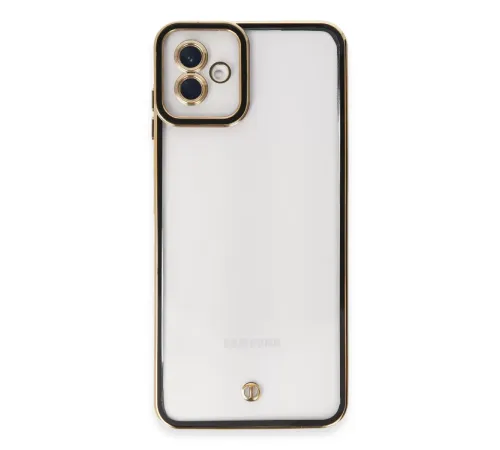Samsung Galaxy A04 Kılıf Liva Lens Silikon - Siyah