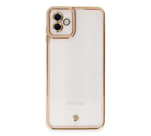 Samsung Galaxy A04 Kılıf Liva Lens Silikon - Rose