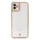 Samsung Galaxy A04 Kılıf Liva Lens Silikon - Rose