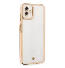 Samsung Galaxy A04 Kılıf Liva Lens Silikon - Rose