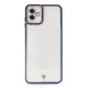 Samsung Galaxy A04 Kılıf Liva Lens Silikon - Mavi